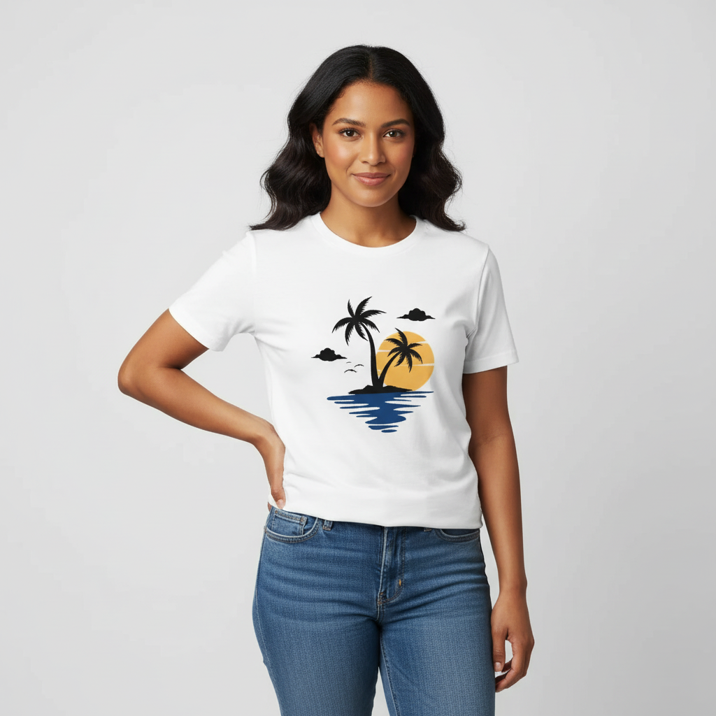 Round Neck - Sky With the Sun